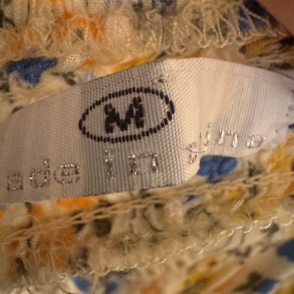 Floral Ruffle Yellow Top - Picture 6 of 6